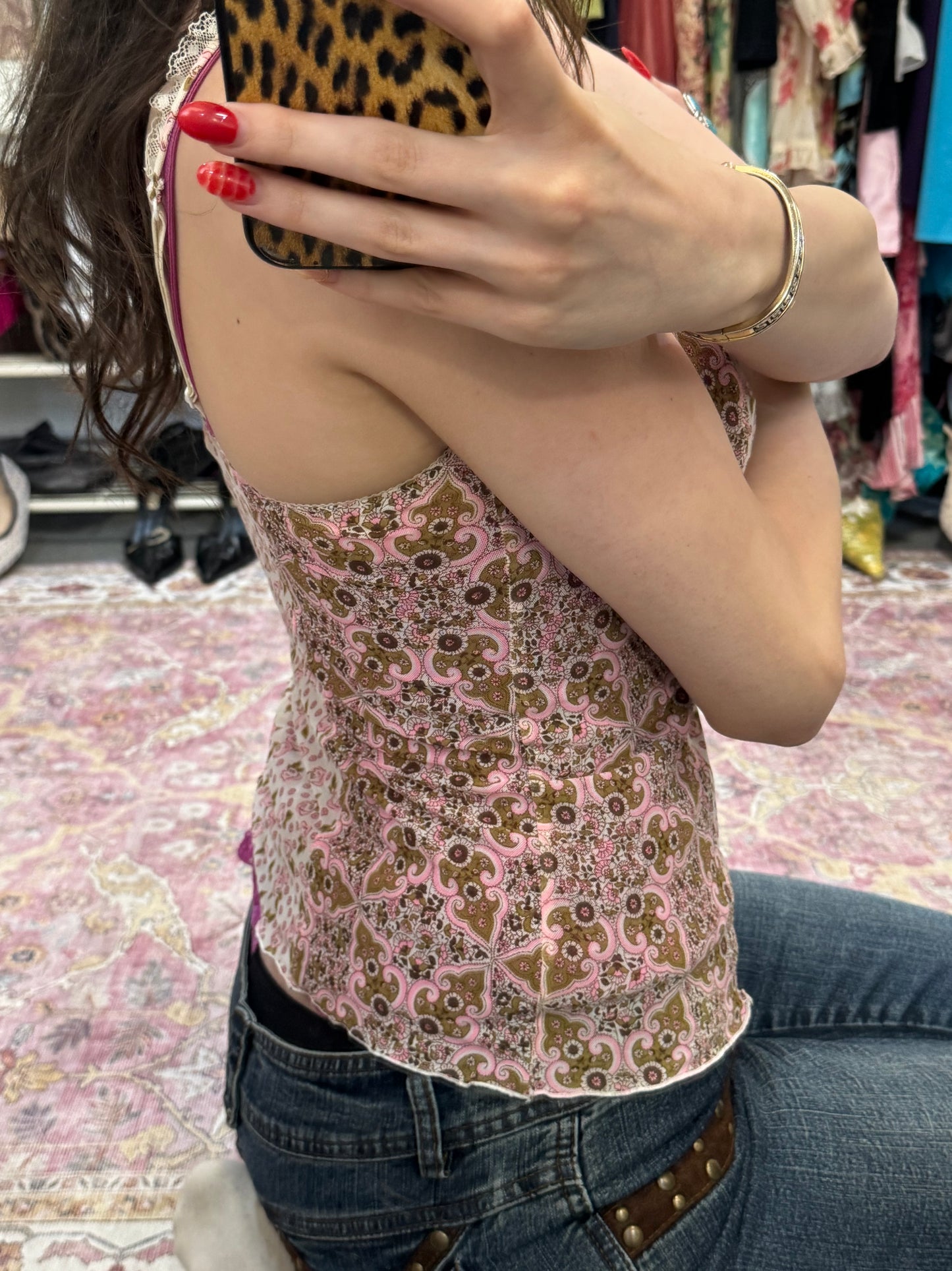 Vintage 00’s intimissimi floral cami