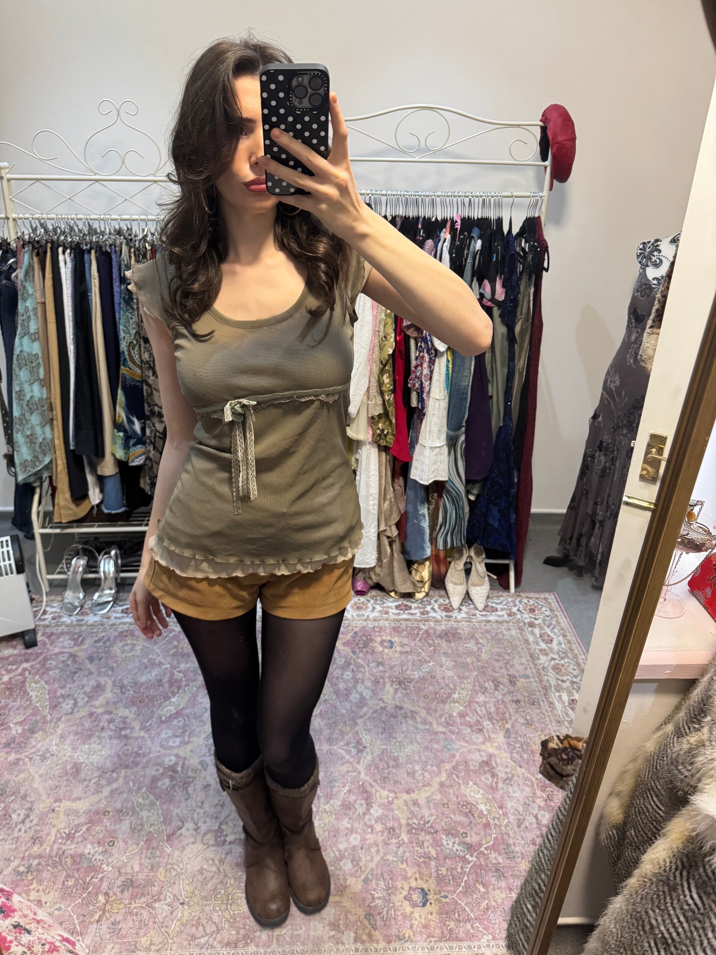 Vintage 00’s ruffle layered top