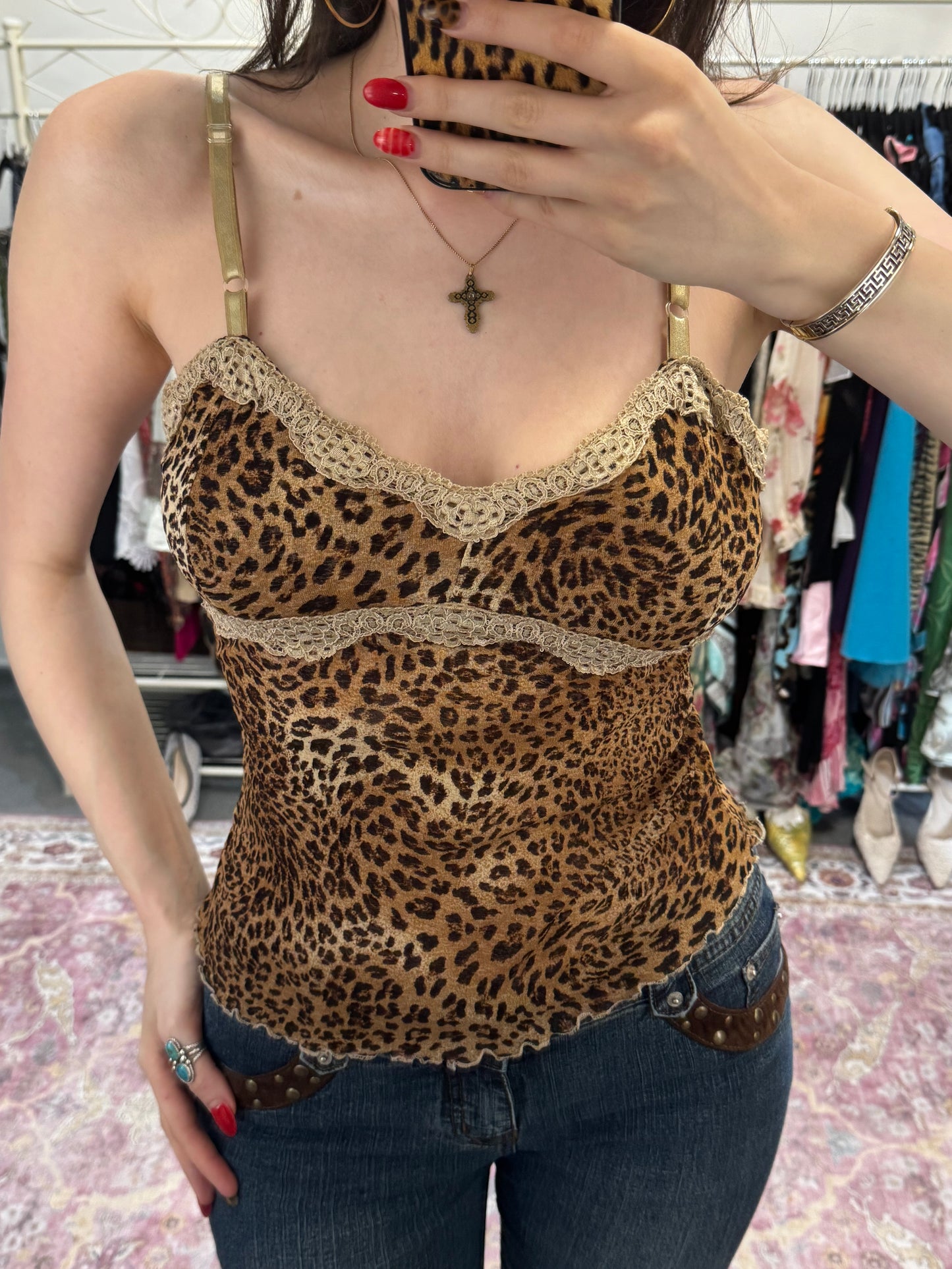 Vintage 00’s leopard print cami