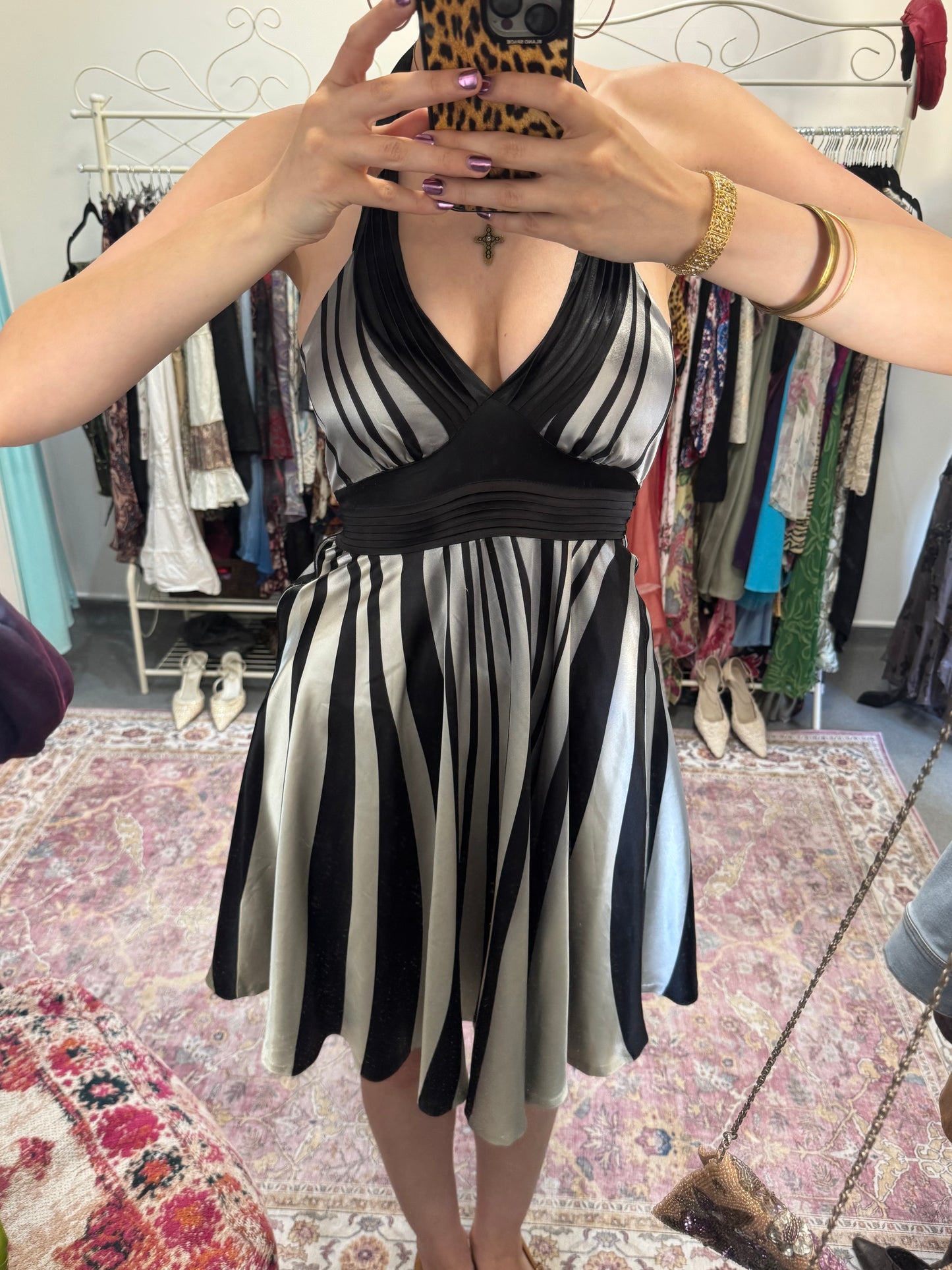 Vintage 00’s striped mini dress