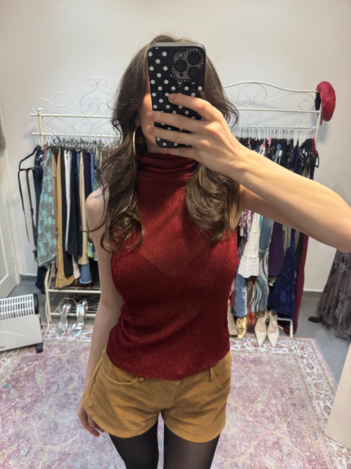 Vintage 00’s sparkly roll neck top