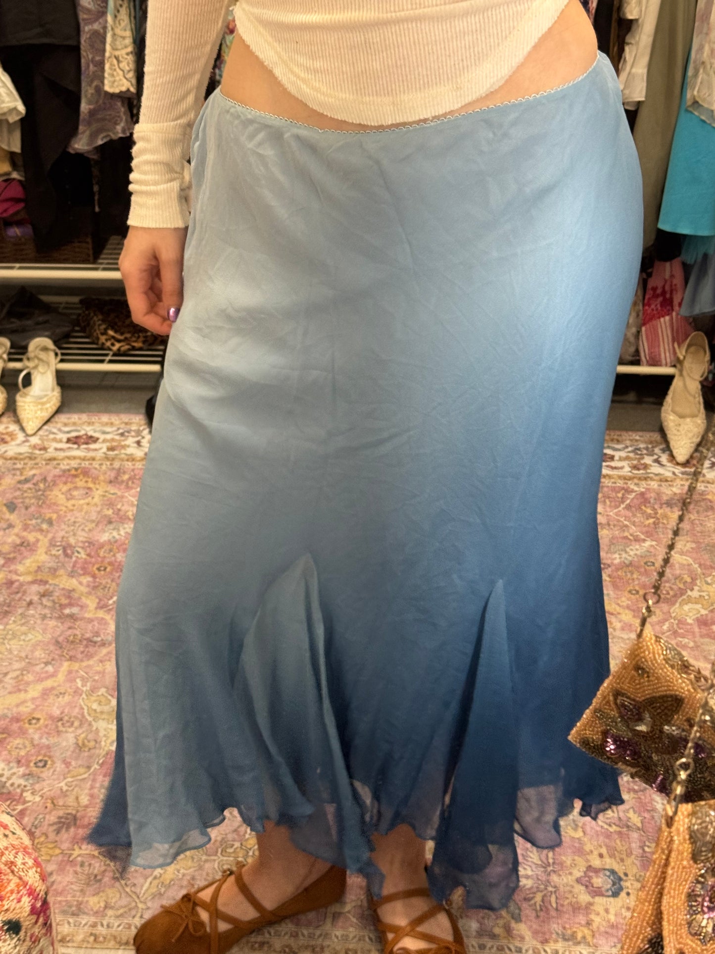 Vintage 00’s ombre maxi skirt