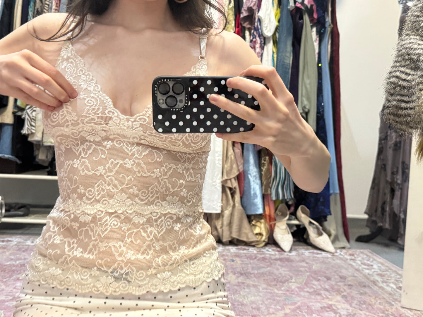 Vintage 00’s laced detailed camisole