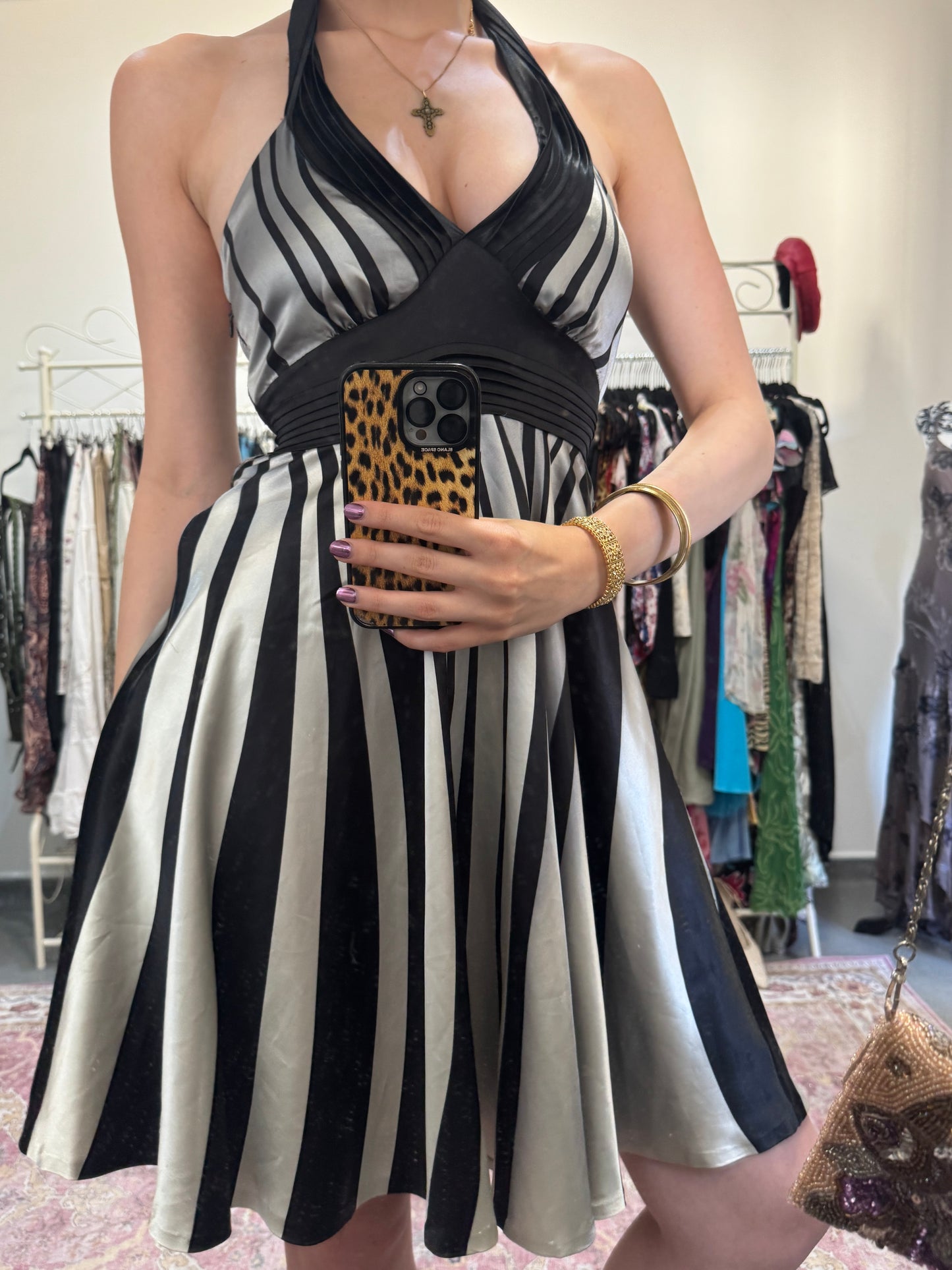 Vintage 00’s striped mini dress