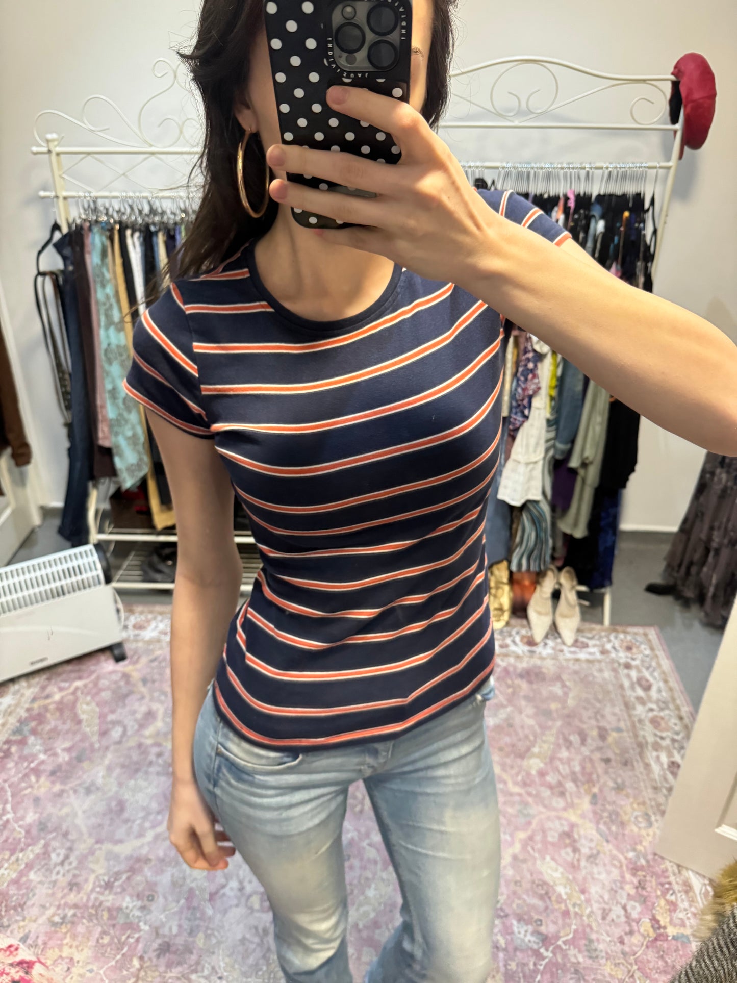 Vintage Nutmeg striped tshirt