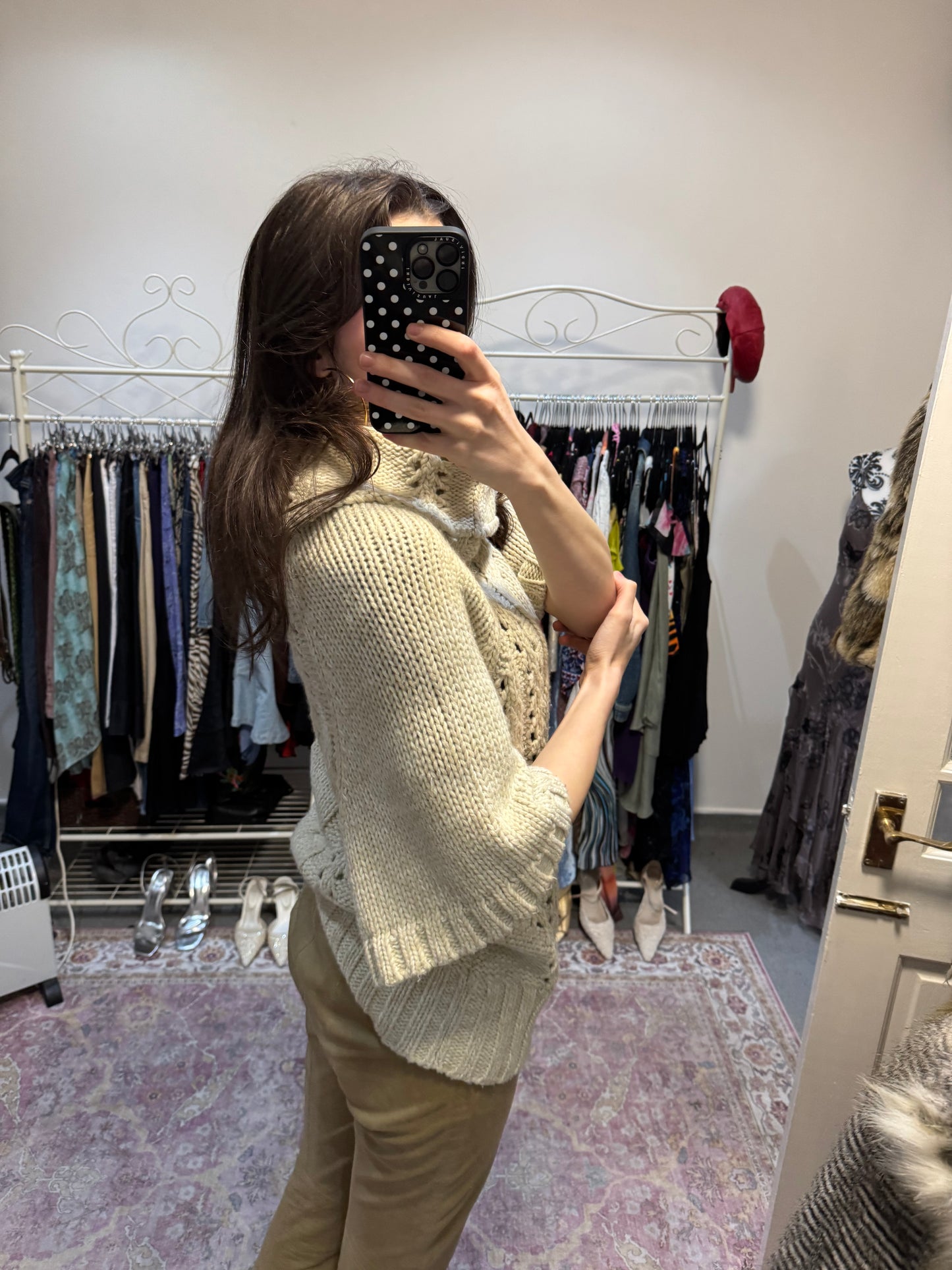 Vintage knitted turtle neck sweater