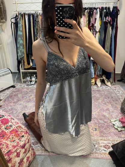 Vintage 00’s laced satin camisole