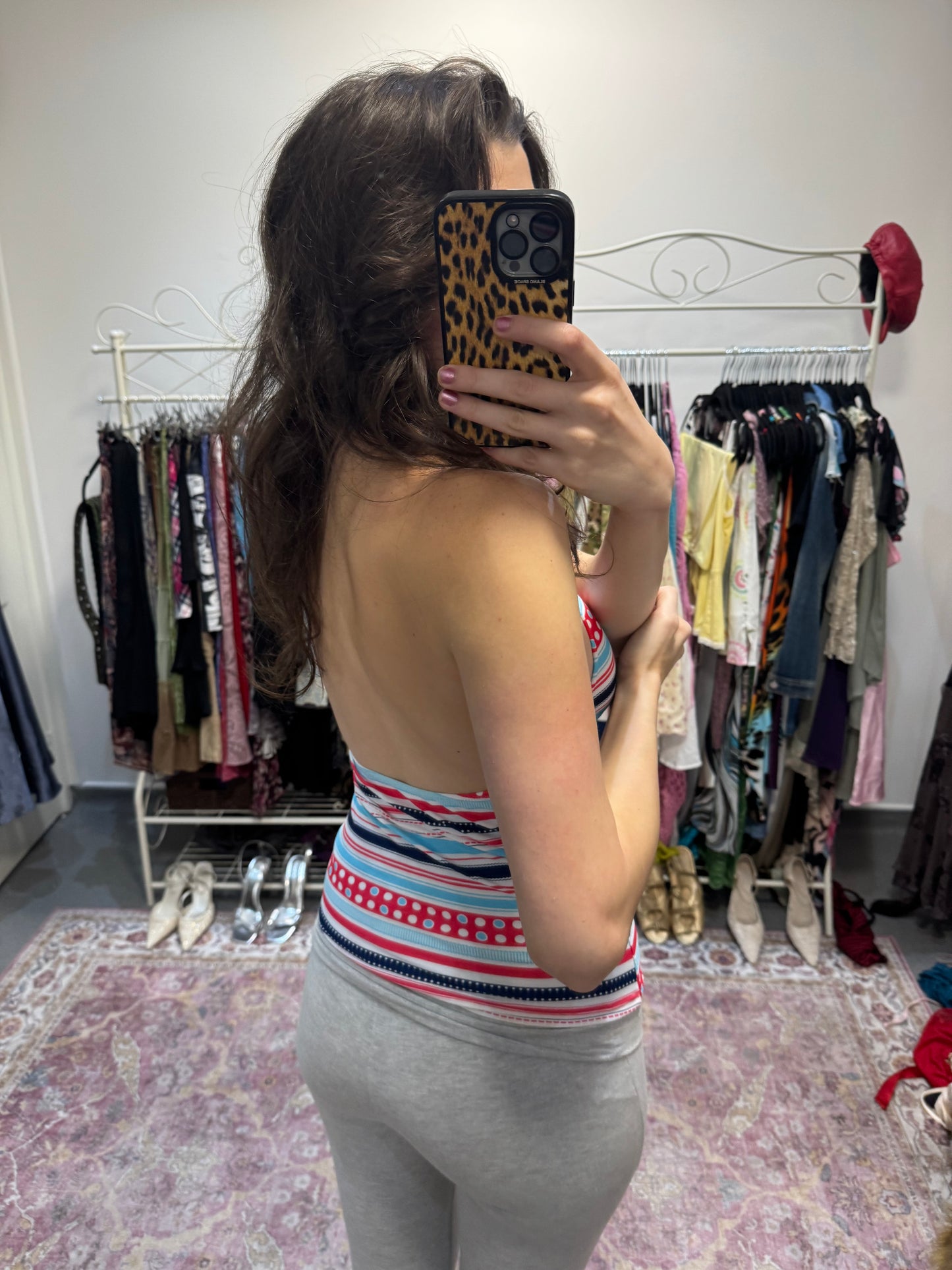 Vintage 00’s striped halter