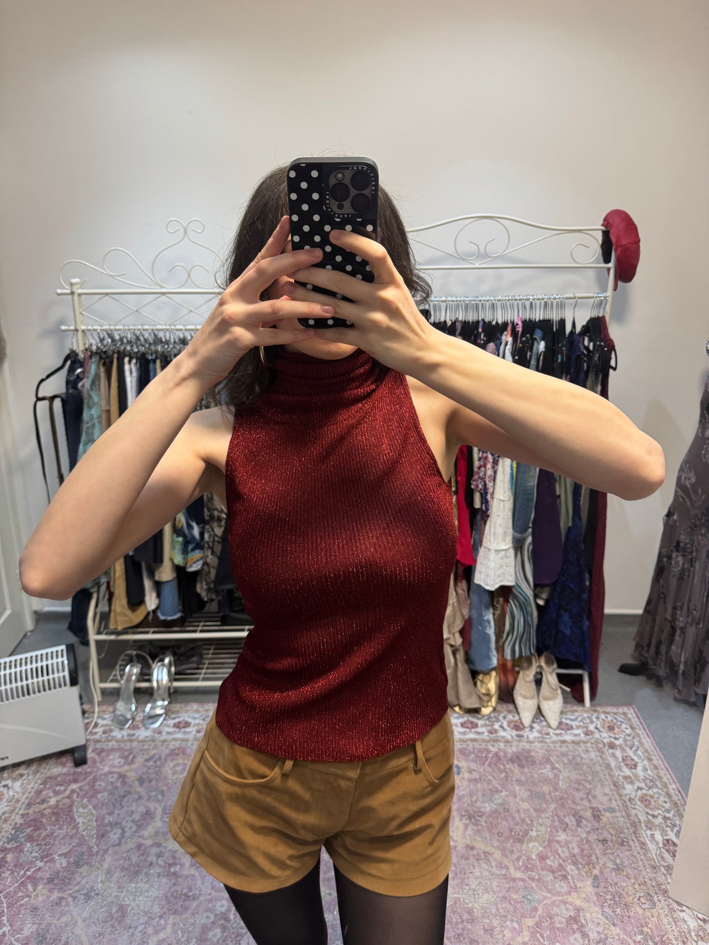 Vintage 00’s sparkly roll neck top