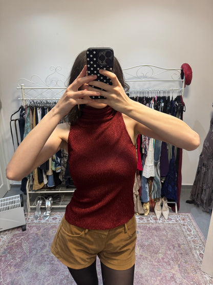 Vintage 00’s sparkly roll neck top
