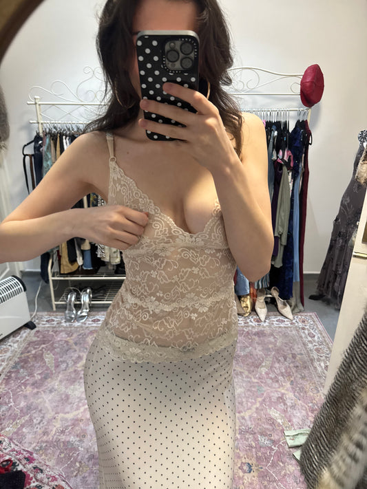 Vintage 00’s laced detailed camisole