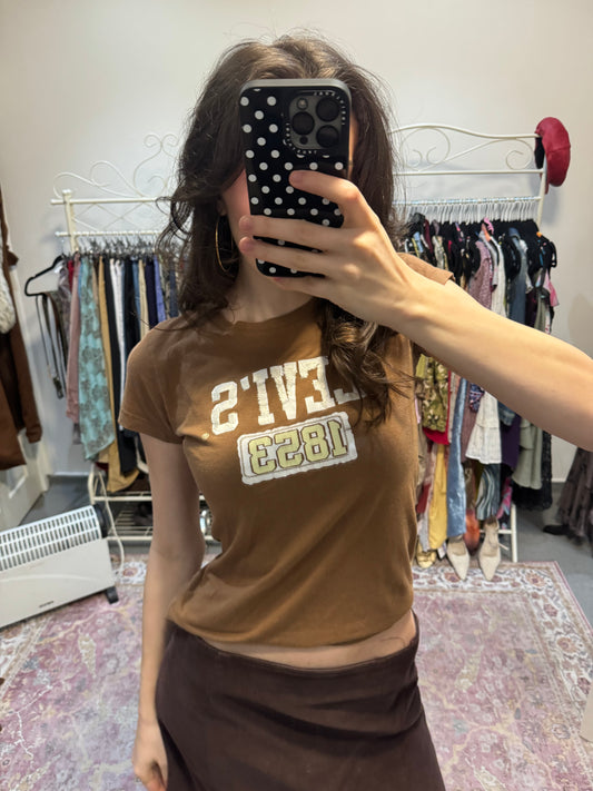 Vintage levis slogan tshirt