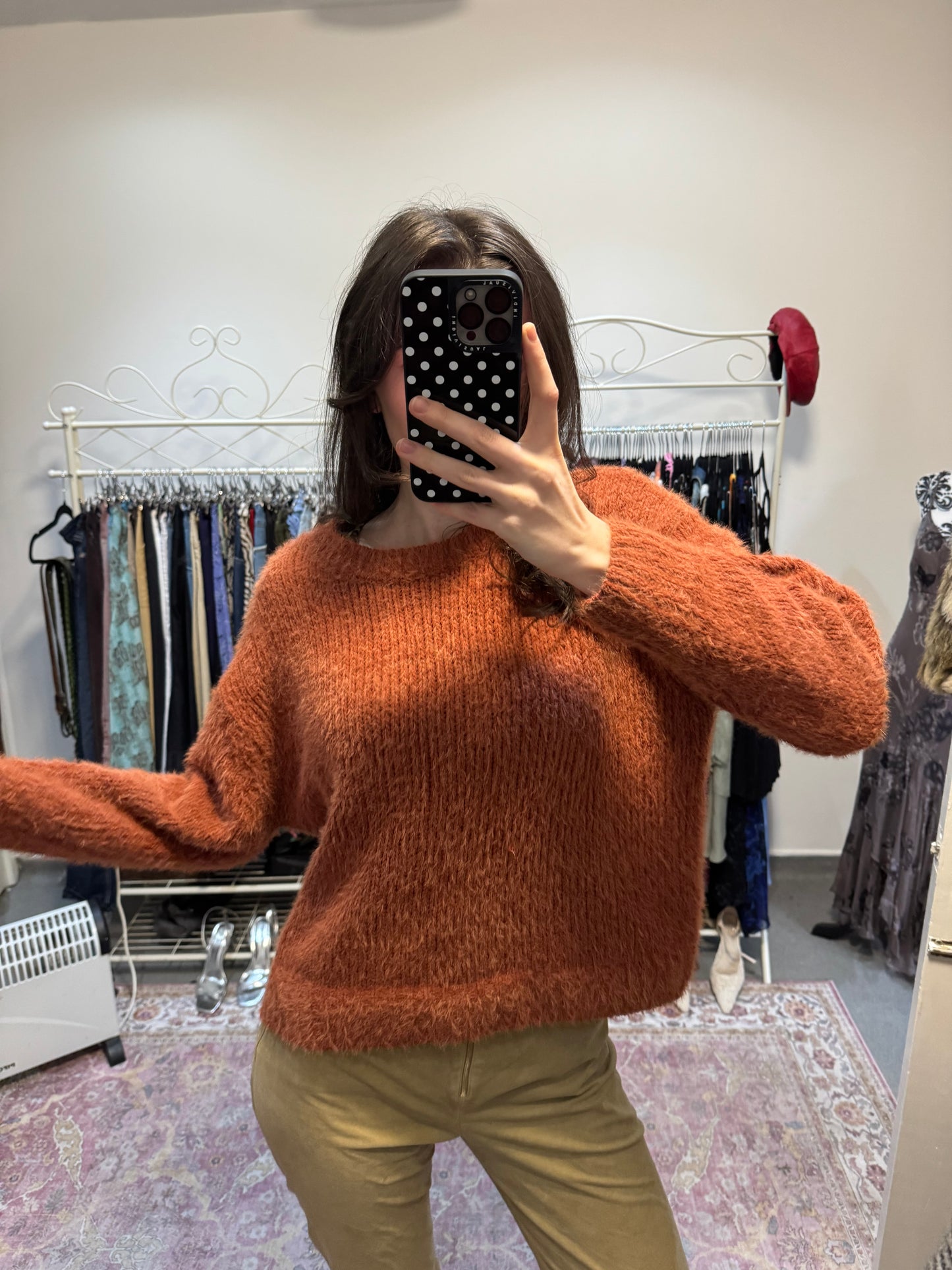 Old atmosphere knitted sweater