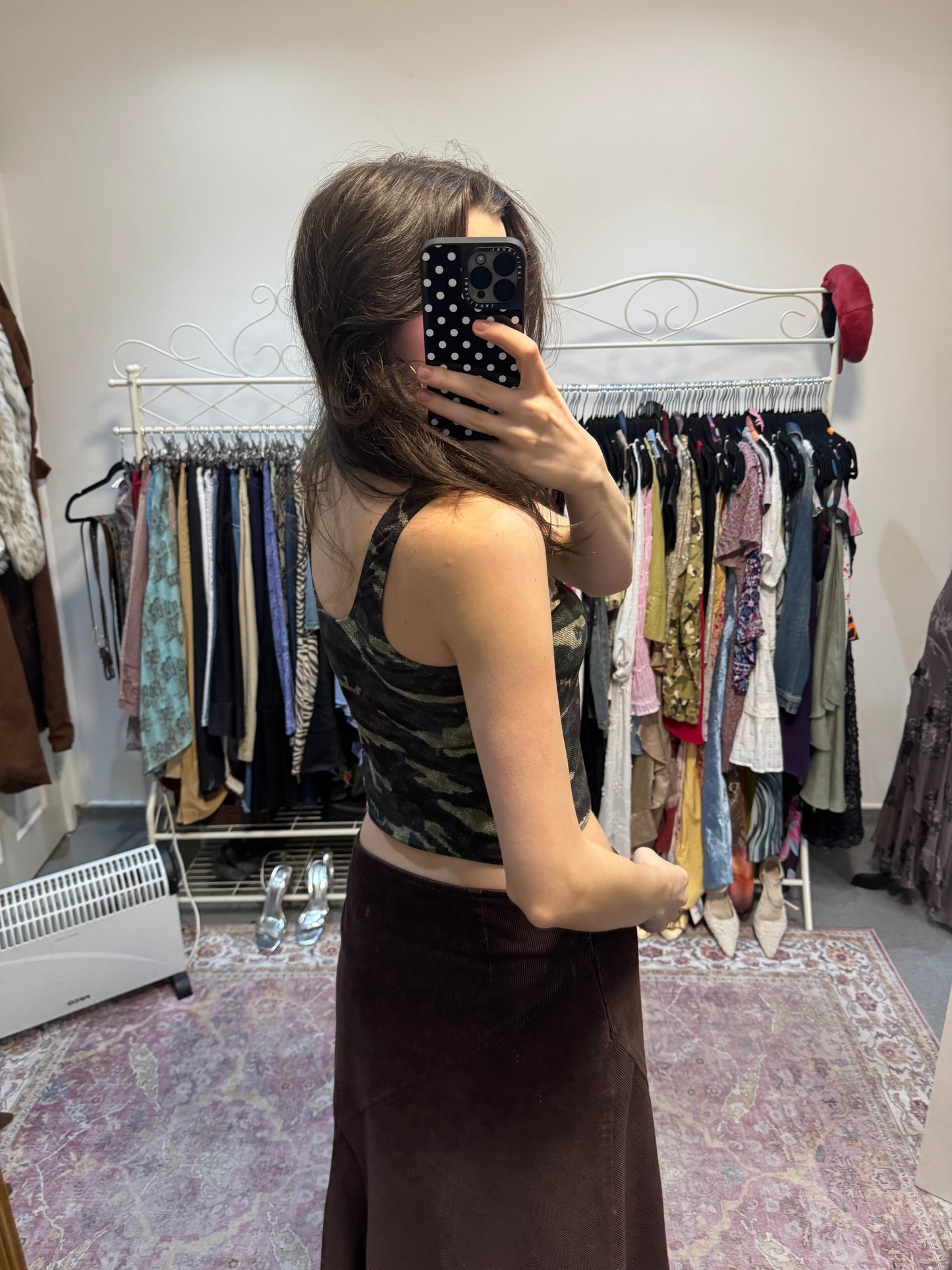 Vintage 00’s camouflage vest top