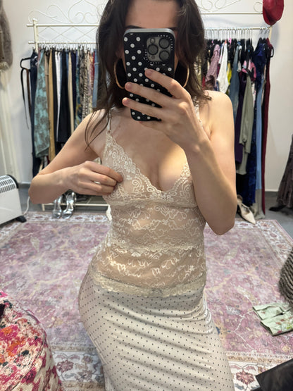 Vintage 00’s laced detailed camisole