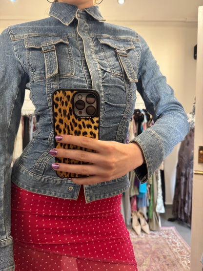 Vintage 00’s cinched denim jacket