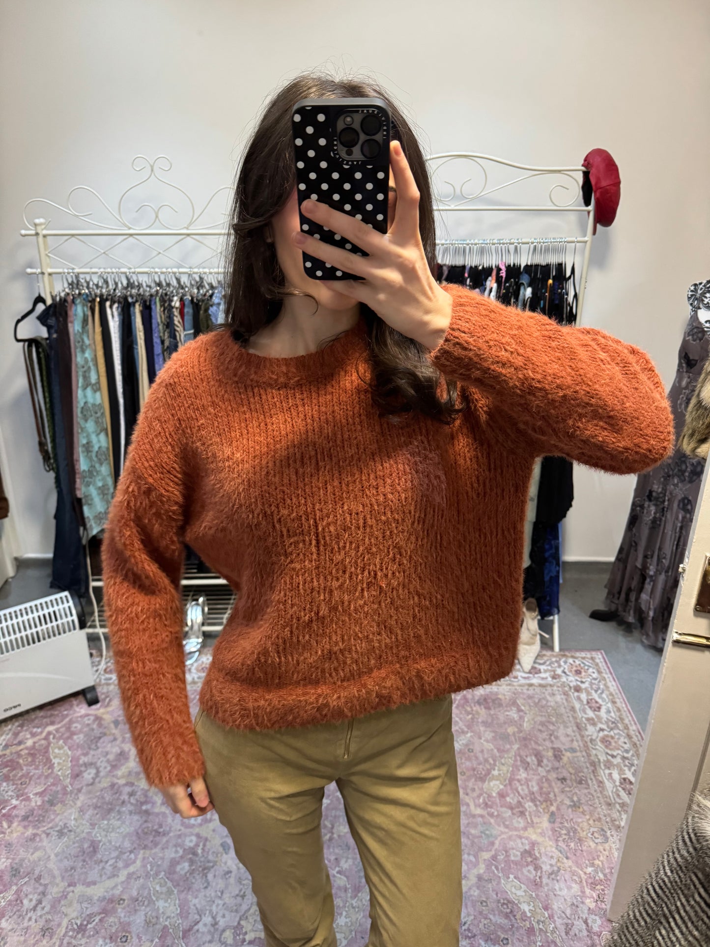 Old atmosphere knitted sweater