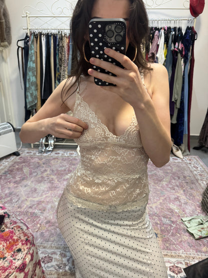 Vintage 00’s laced detailed camisole