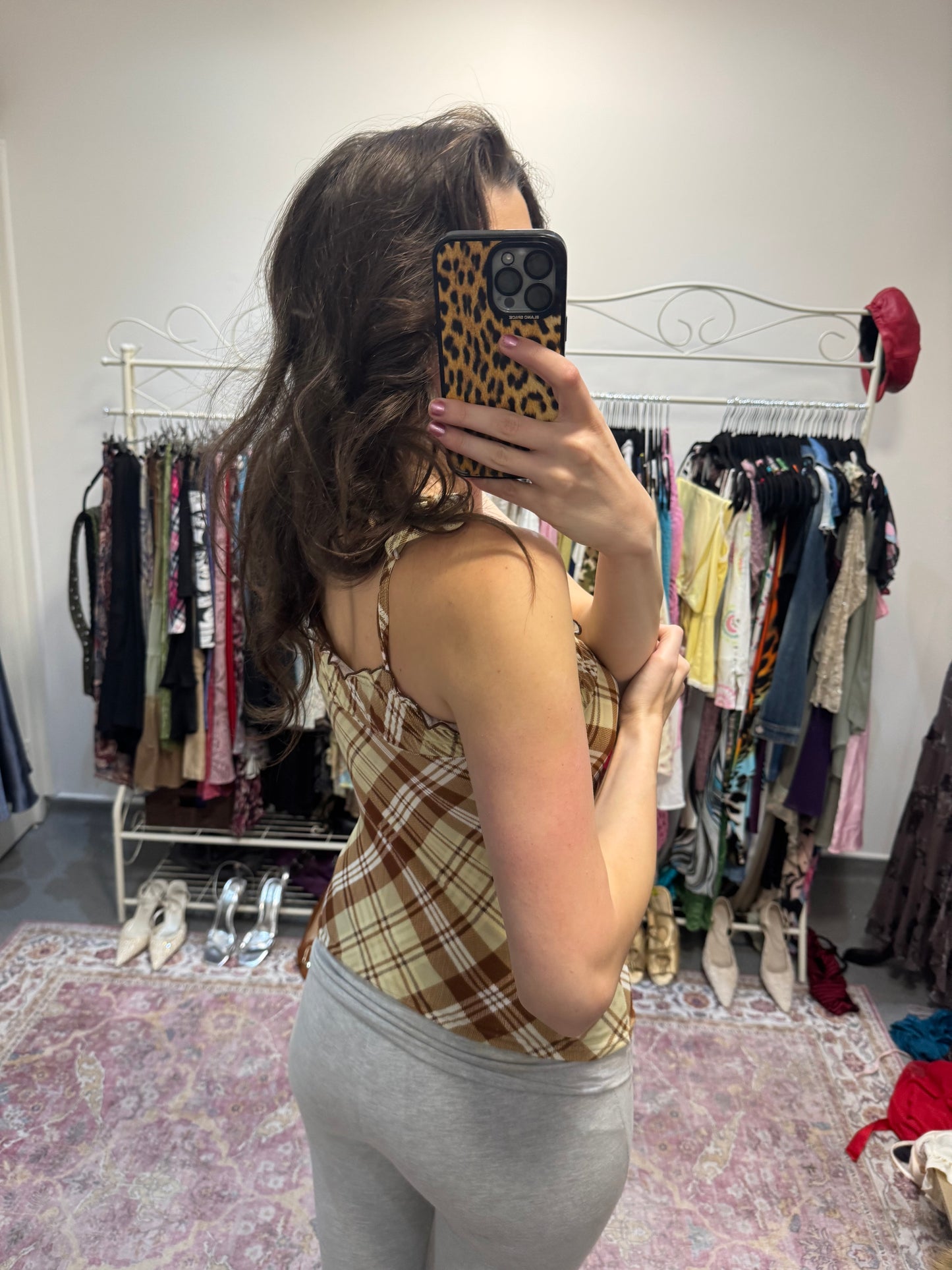 Vintage 00’s checkered top