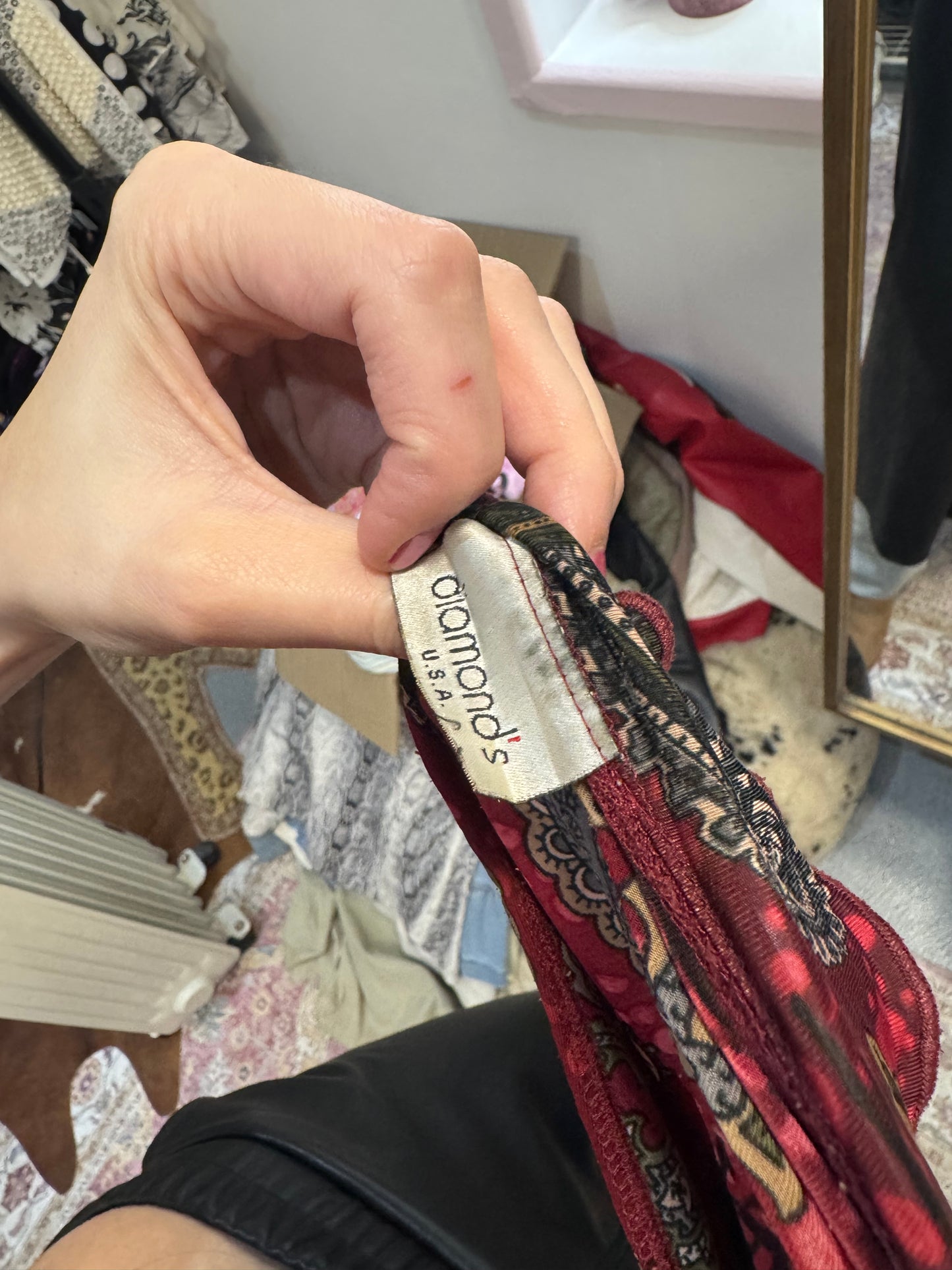 Vintage 00’s boho paisley top