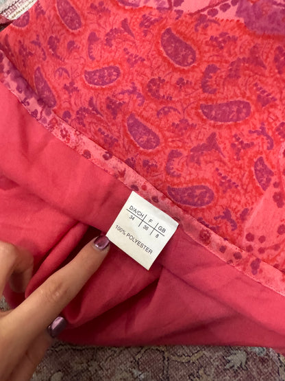 Vintage 00’s paisley fishtail maxi skirt