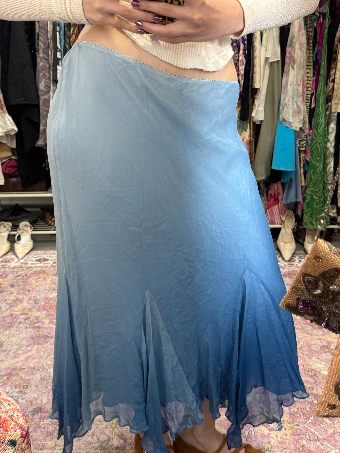Vintage 00’s ombre maxi skirt