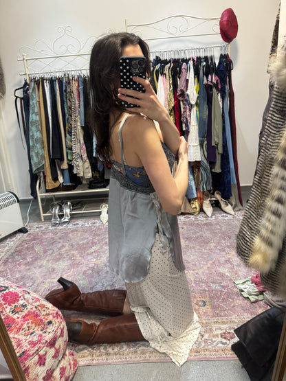 Vintage 00’s laced satin camisole