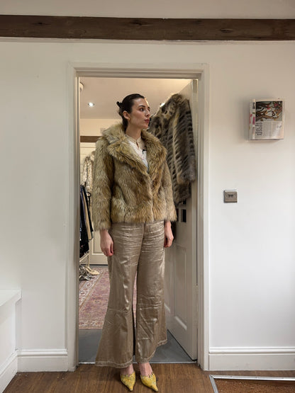 Vintage 00’s Topshop fur coat