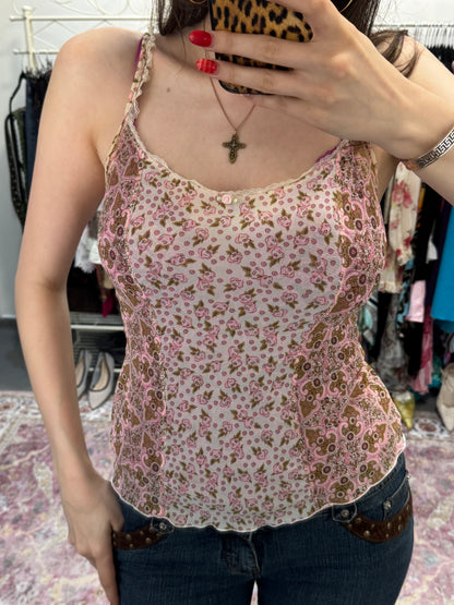 Vintage 00’s intimissimi floral cami
