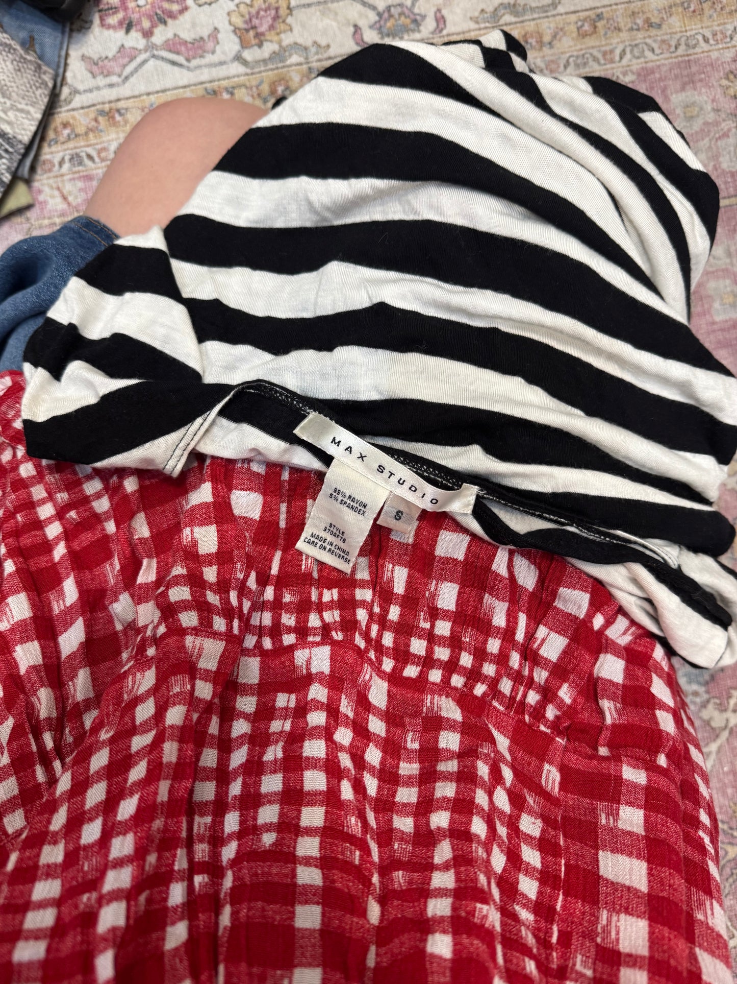 Vintage 00’s stripe 3 way wear top