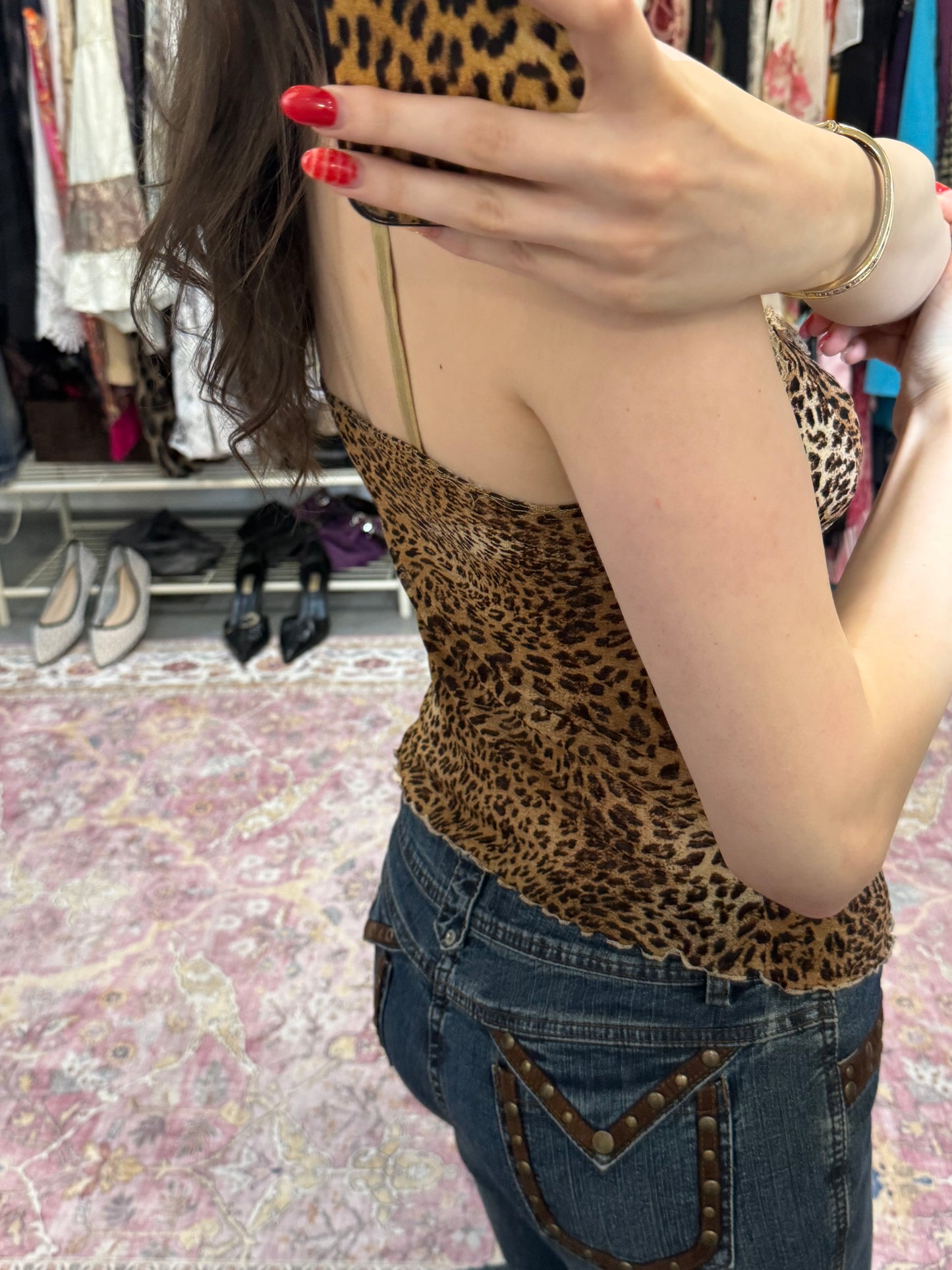 Vintage 00’s leopard print cami