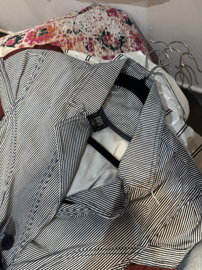 Vintage BAY denim striped top