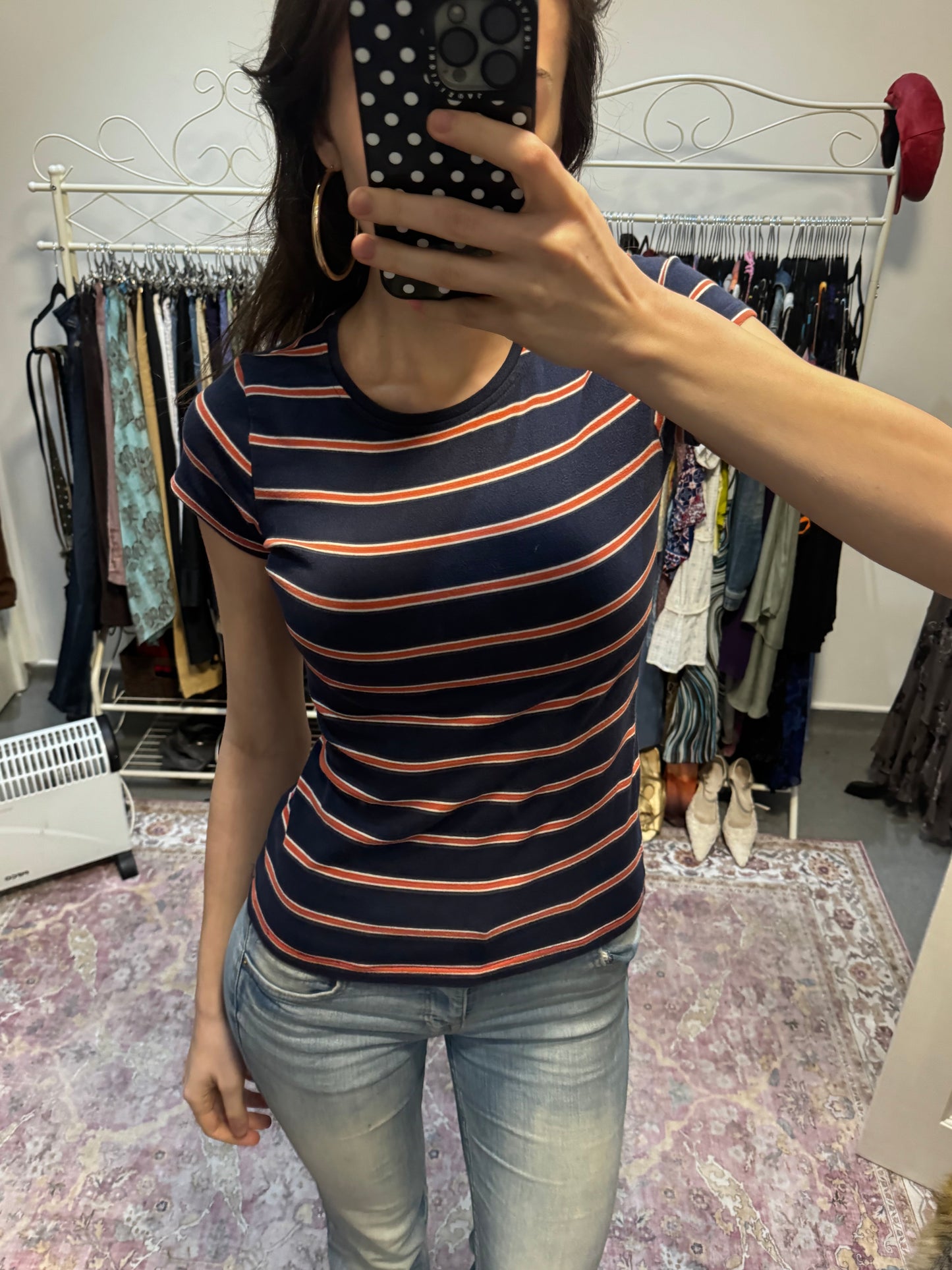 Vintage Nutmeg striped tshirt