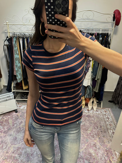 Vintage Nutmeg striped tshirt