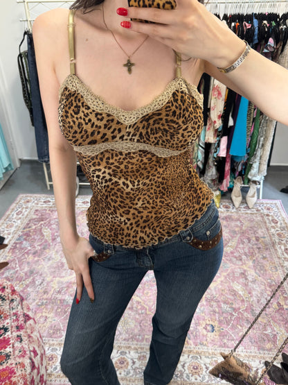 Vintage 00’s leopard print cami