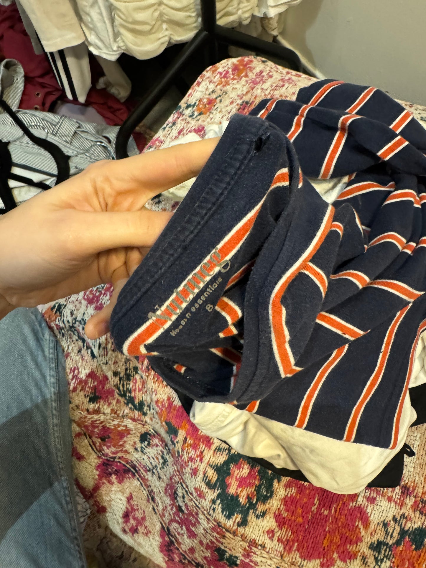 Vintage Nutmeg striped tshirt