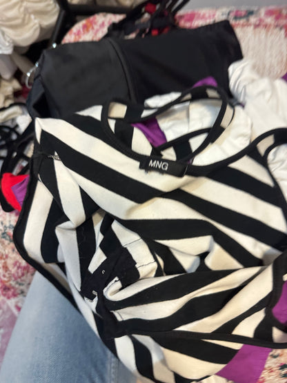 Vintage MNG striped vest top