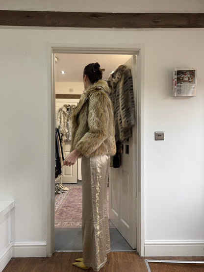 Vintage 00’s Topshop fur coat