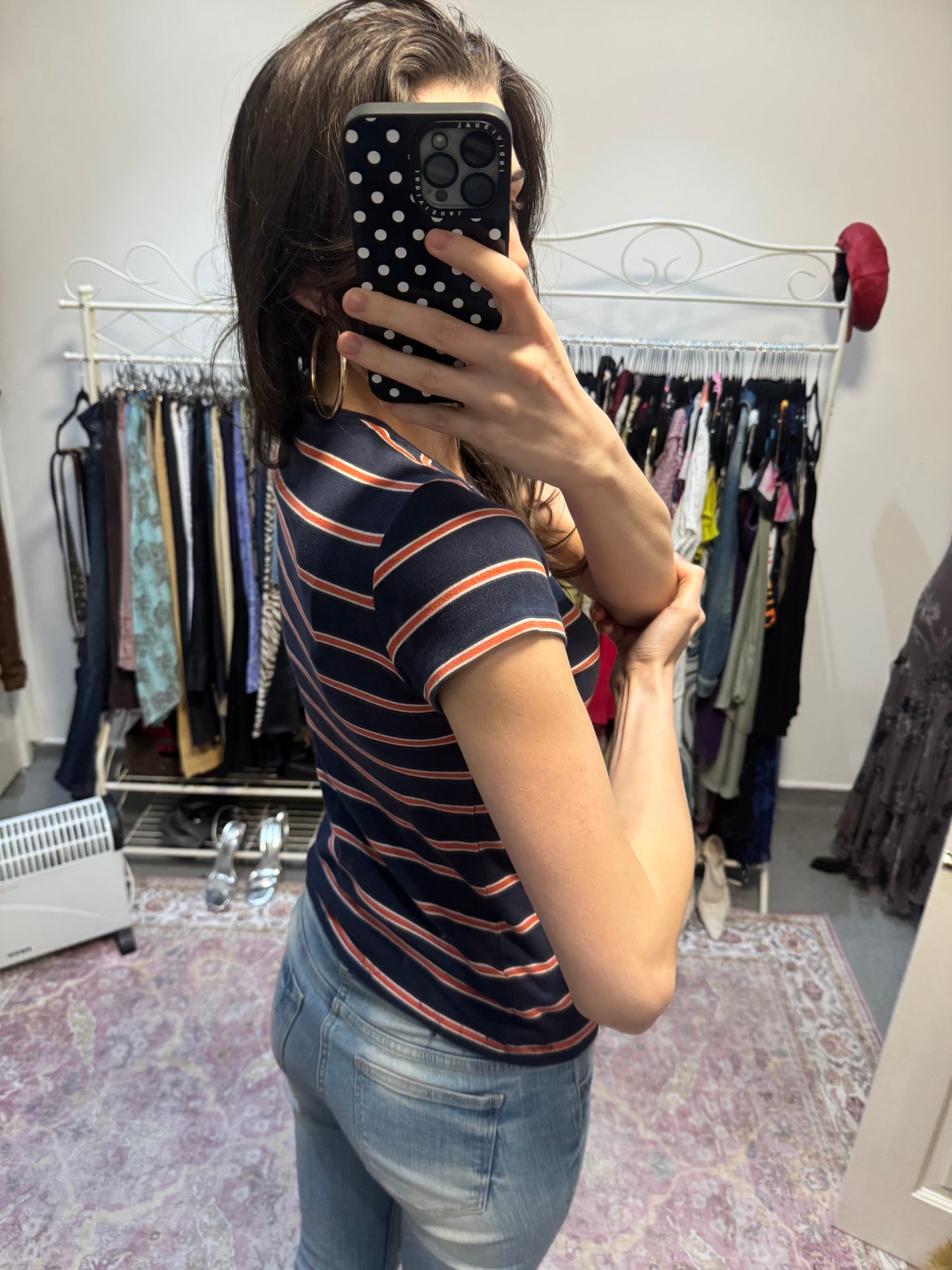 Vintage Nutmeg striped tshirt