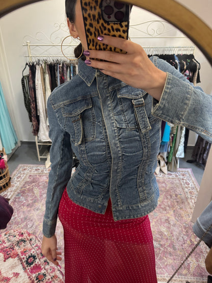 Vintage 00’s cinched denim jacket