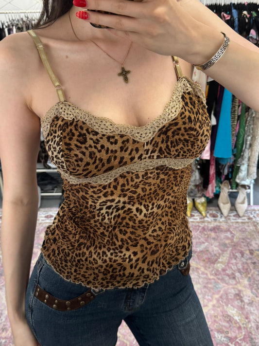 Vintage 00’s leopard print cami