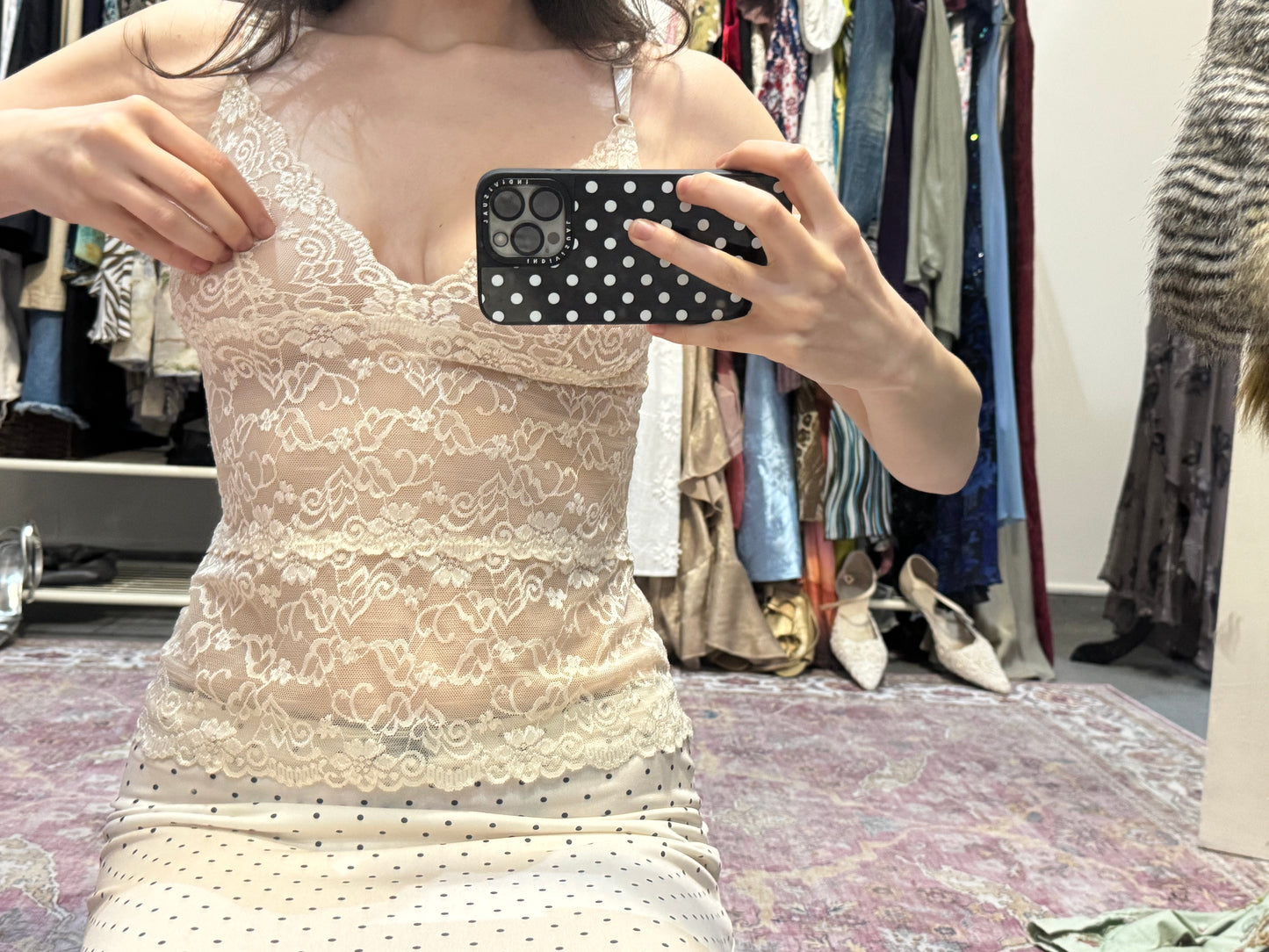 Vintage 00’s laced detailed camisole