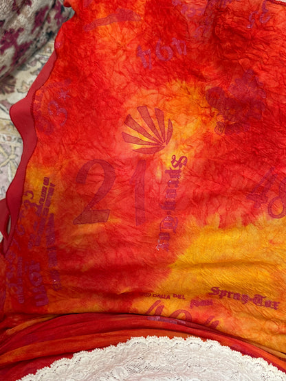 Vintage 00’s ombre embellished mini skirt