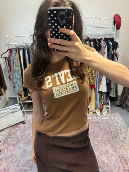 Vintage levis slogan tshirt