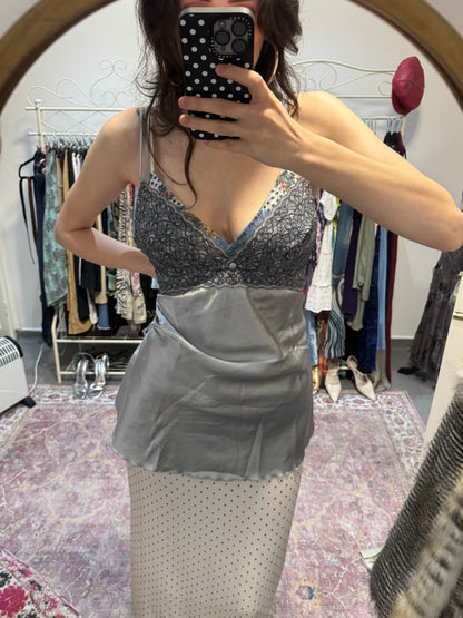 Vintage 00’s laced satin camisole