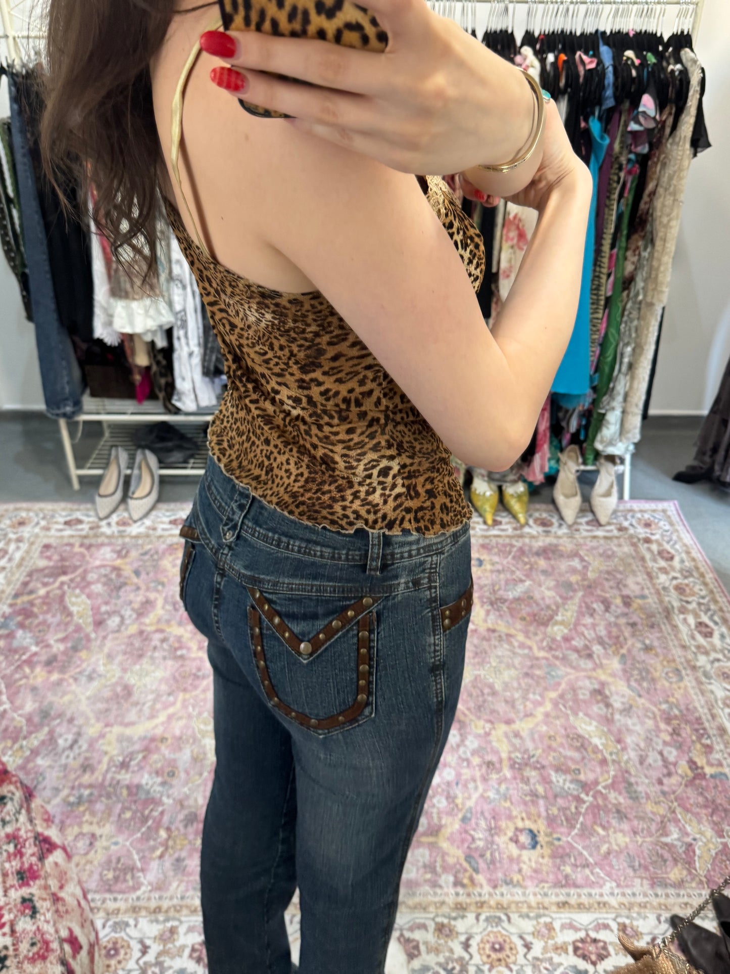Vintage 00’s leopard print cami