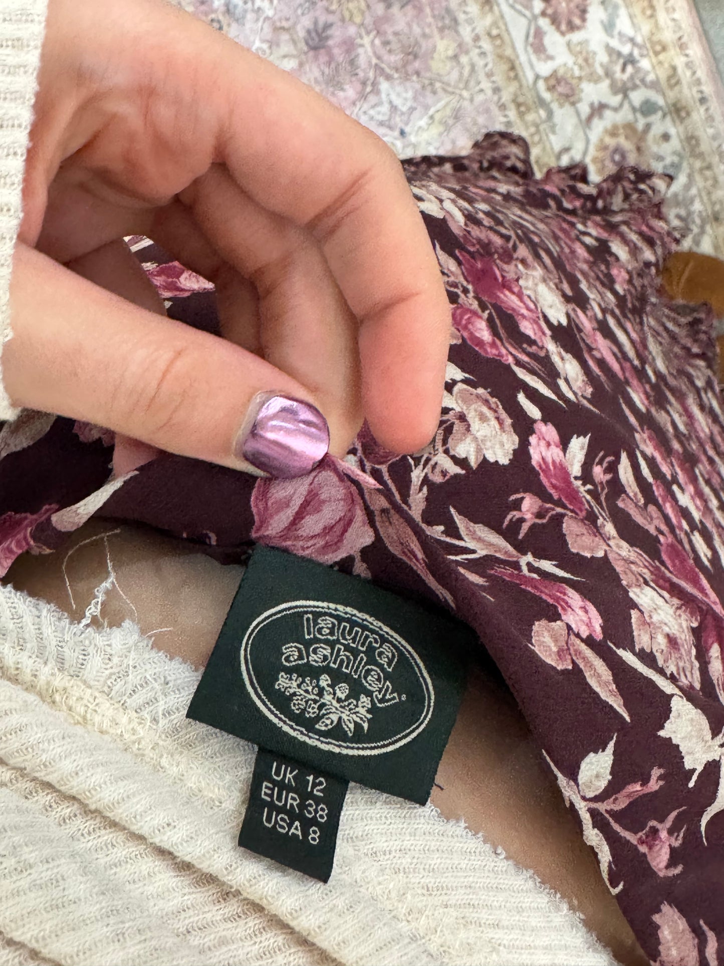 Vintage Laurie Ashley maxi skirt