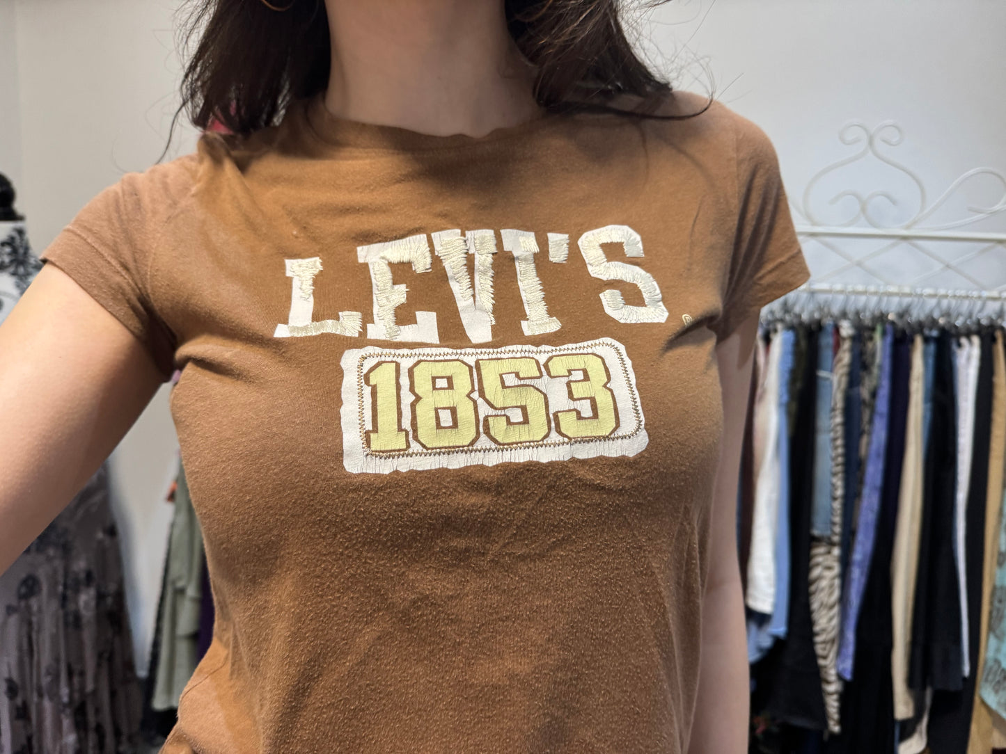 Vintage levis slogan tshirt